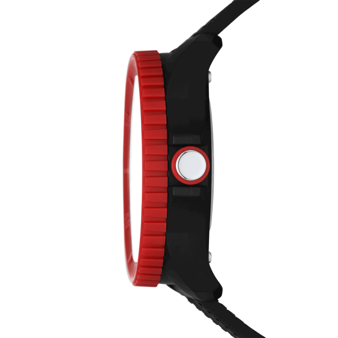 Reloj Análogo Casual Negro de Hombre