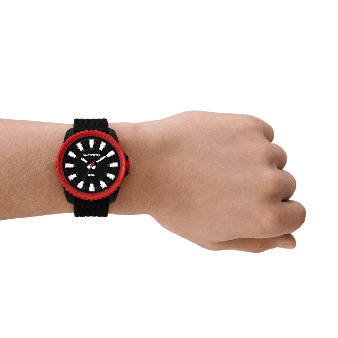 Reloj Análogo Casual Negro de Hombre