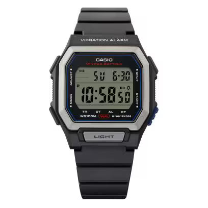 Reloj Digital Deportivo Negro de Hombre