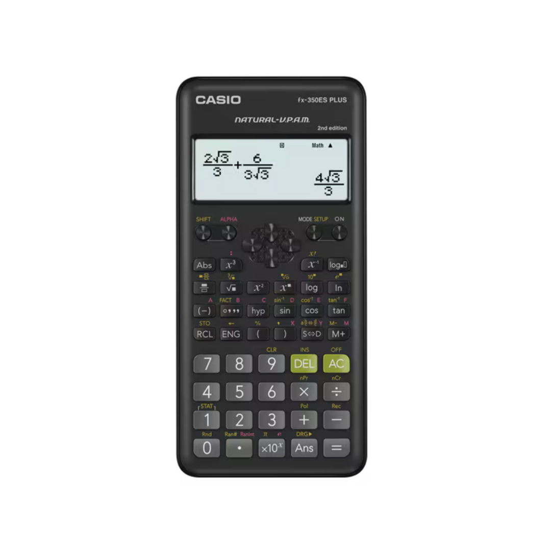 Calculadora Científica Estandar Negra fx-350ES PLUS-2