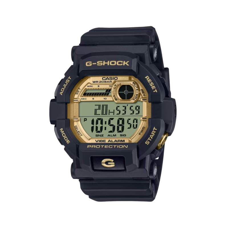  G-Shock Reloj Casio analógico-digital con esfera dorada y  correa de resina negra GA140GB-1A1 para hombre, GB-1A1-Negro-Oro, Casual :  Ropa, Zapatos y Joyería