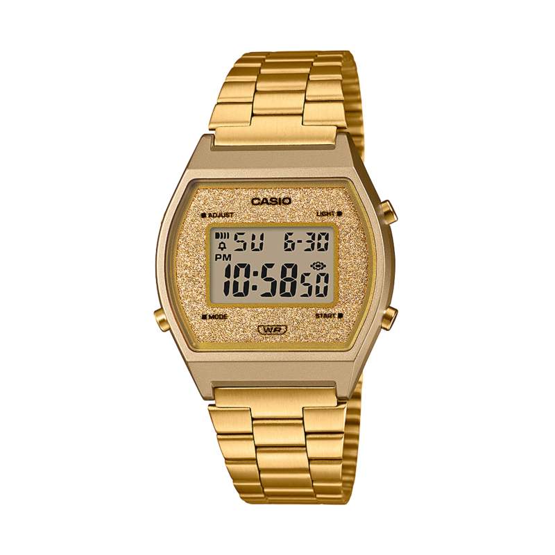 Reloj Casio vintage redondo dorado