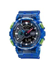 G-Shock Analogo Digital Traslucido Retrofuturista Azul de Hombre GA-110JT-2A