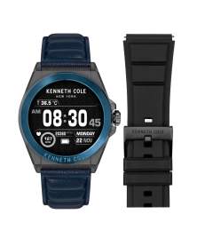 Kenneth Cole Smartwatch Wellness Gunmetal y Azul Pulso Extra de Hombre KCIGB0020665