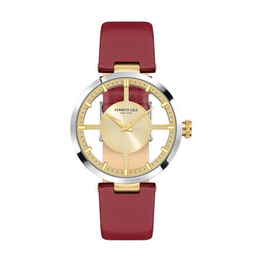 Reloj Análogo Skeleton Juvenil Plateado de Mujer