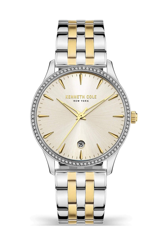 Reloj Análogo Dress Luxury Plateado de Mujer