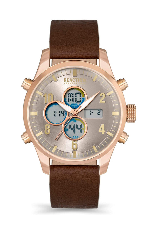 Reloj Análogo-Digital Multifunción Sport Dorado de Hombre