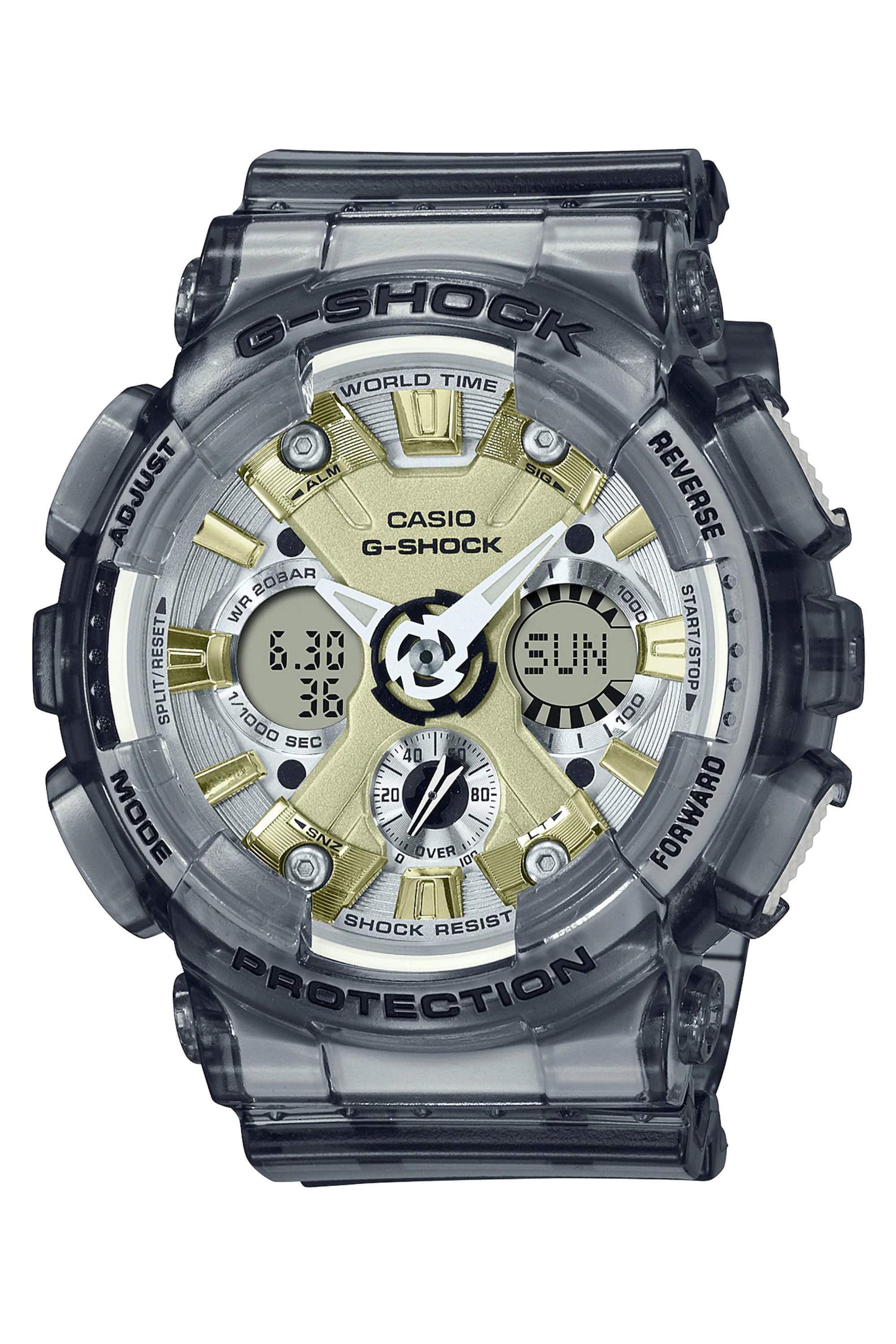 Reloj Análogo-Digital Classic Sport Gris de Mujer