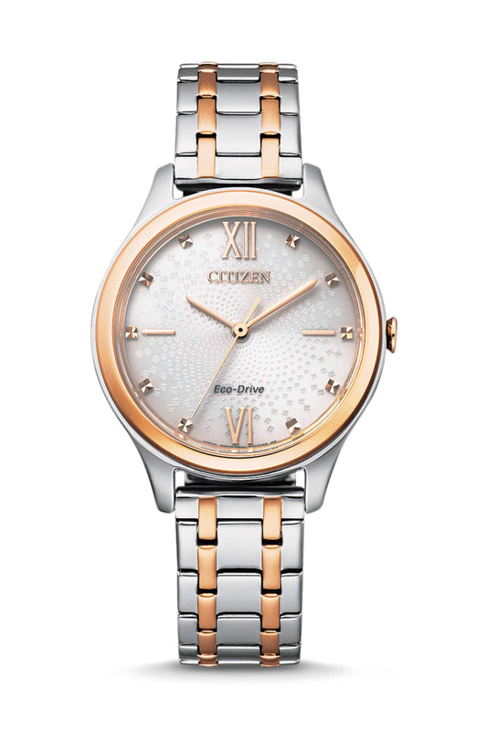 Reloj Análogo Eco Drive Elegant Ivory Casual de Mujer