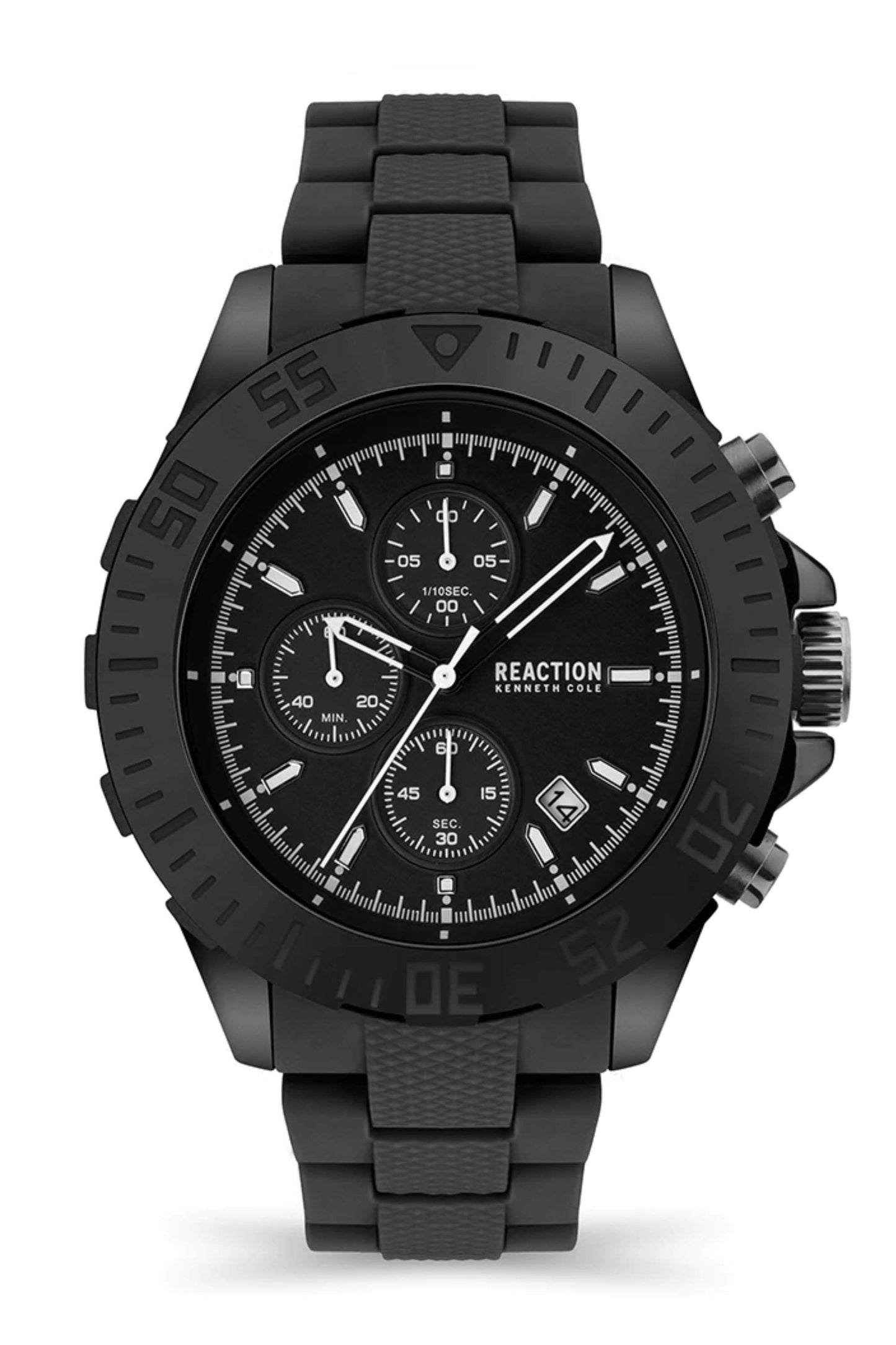 Reloj Análogo Chrono Metal Ejecutivo Negro de Hombre