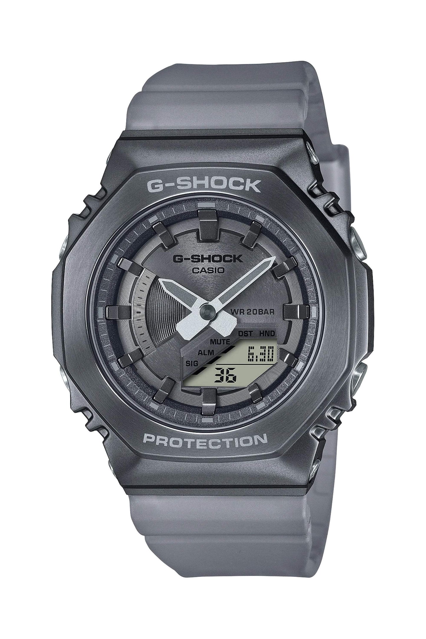 Reloj Análogo-Digital Bemetal Octagon Midnight Fog Sport Gris de Mujer