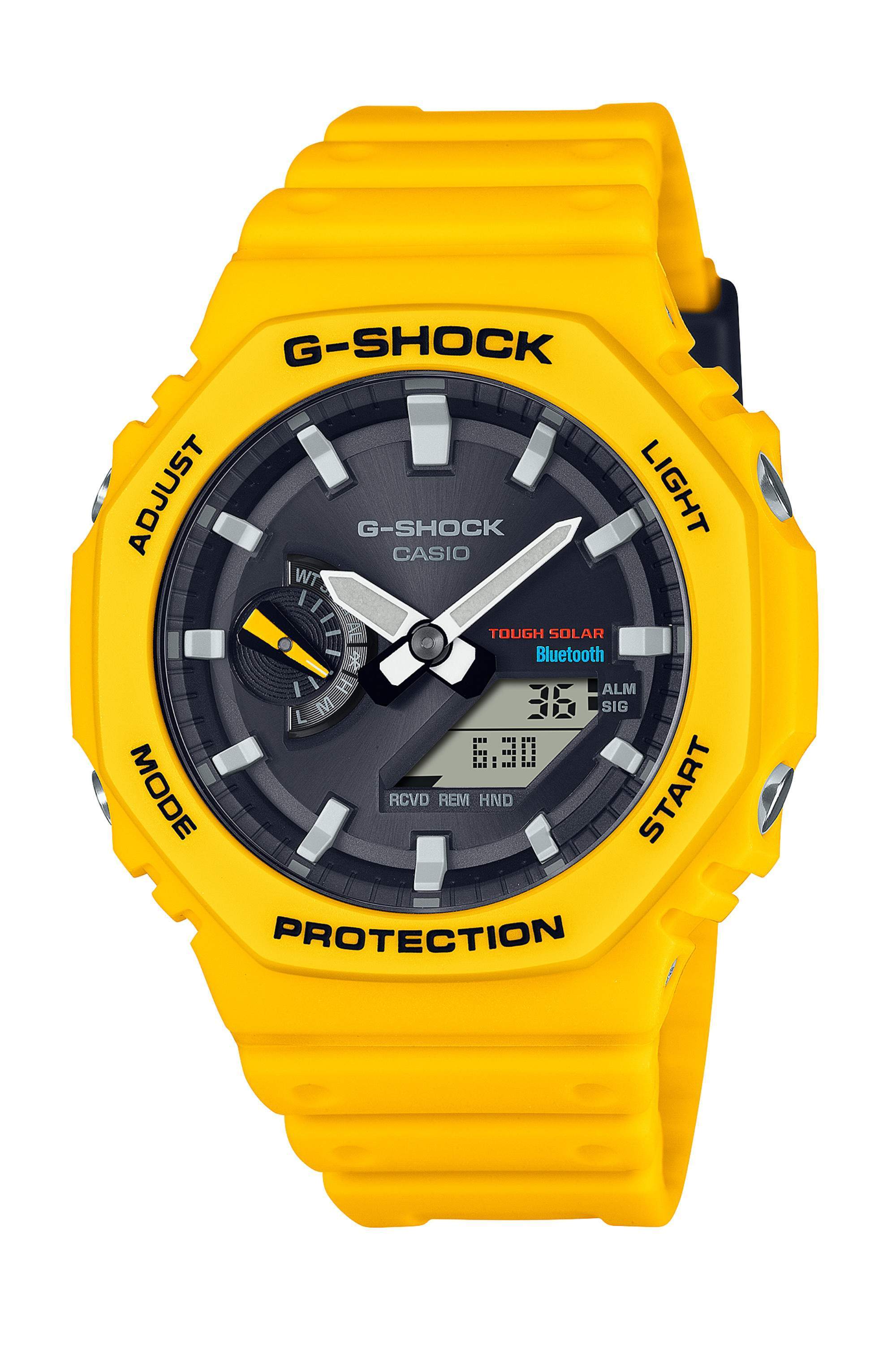 Reloj Análogo-Digital Octagon Carbon Core Juvenil Amarillo de