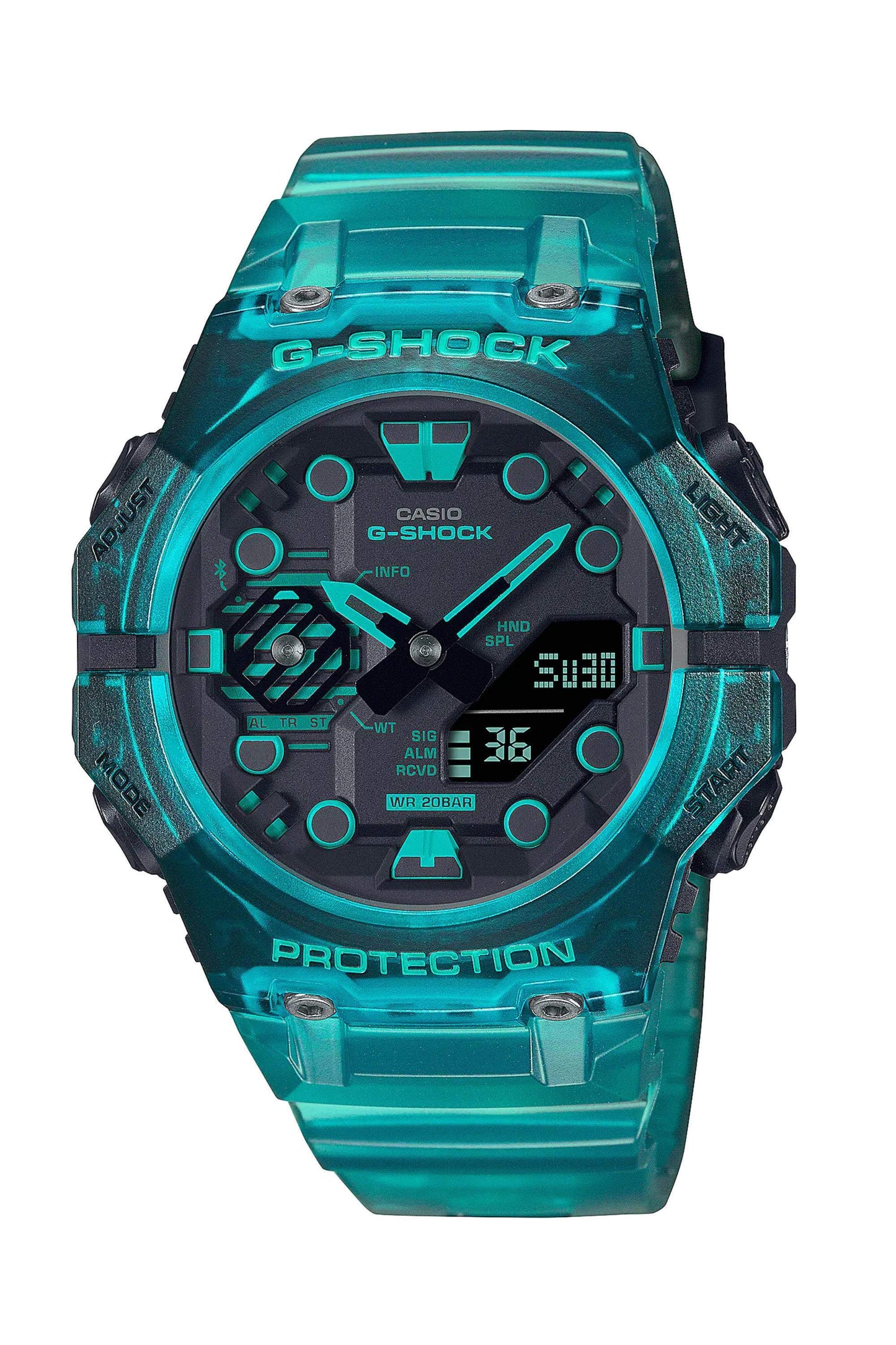 Reloj Análogo-Digital Bisel Integrado Carbon Core Juvenil Azul de Hombre