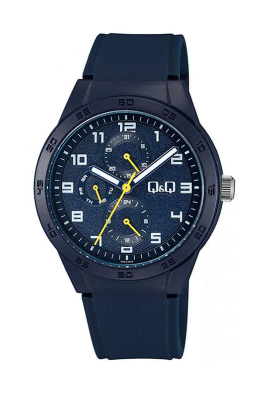 Reloj Análogo Deportivo Azul de Hombre