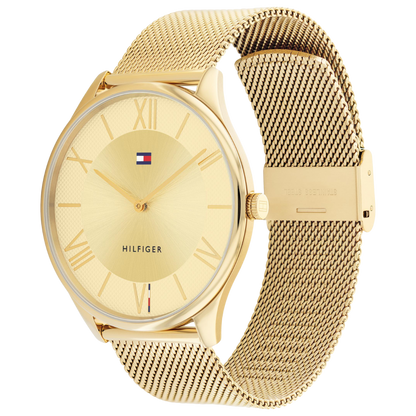 Reloj Análogo Dorado Casual de Hombre