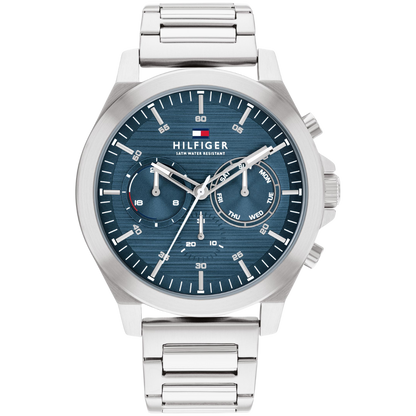 Reloj Análogo Plateado Casual de Hombre