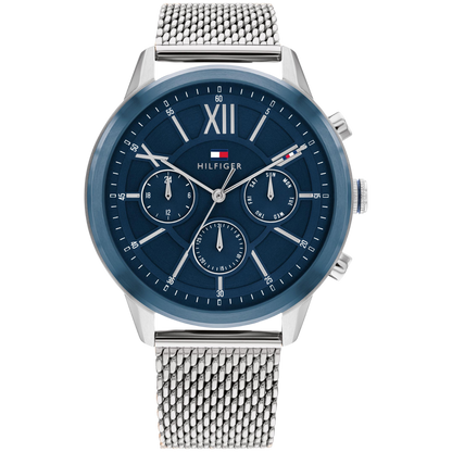 Reloj Análogo Plateado Casual de Hombre