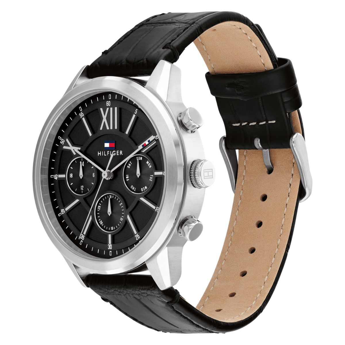 Reloj Análogo Plateado Casual de Hombre