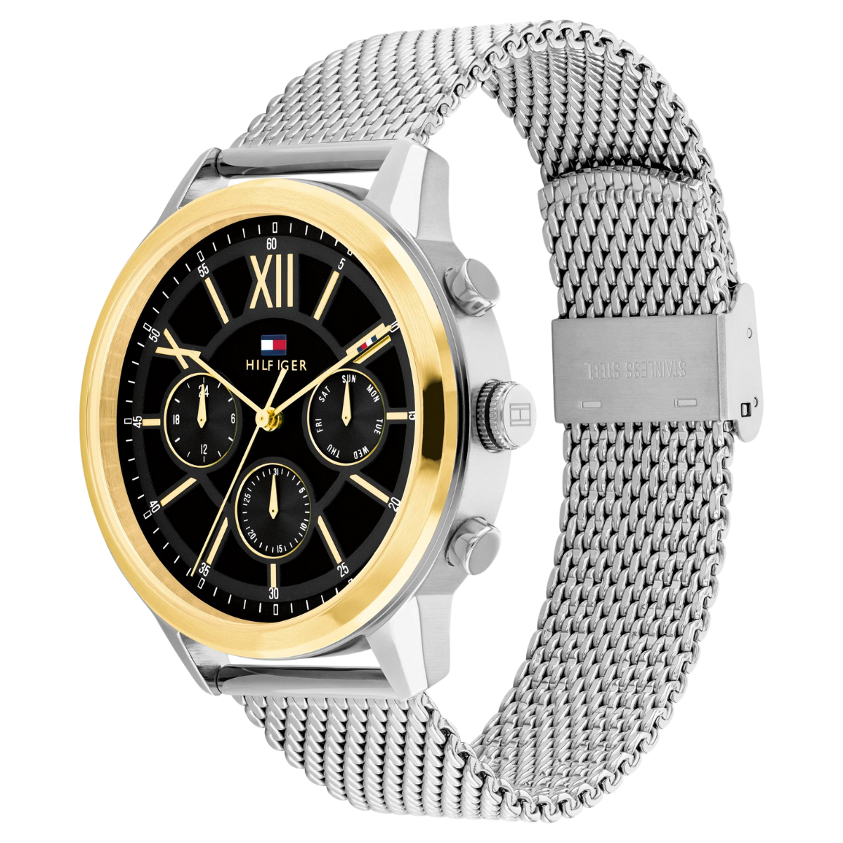 Reloj Análogo Plateado Casual de Hombre