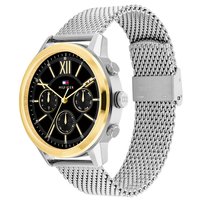 Reloj Análogo Plateado Casual de Hombre