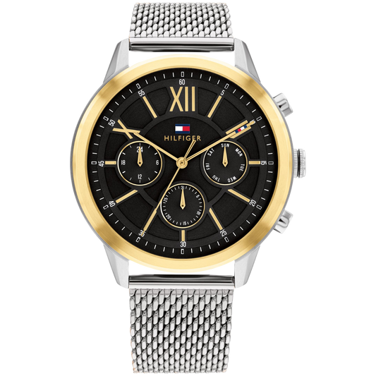 Reloj Análogo Plateado Casual de Hombre