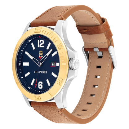 Reloj Análogo Plateado Casual de Hombre