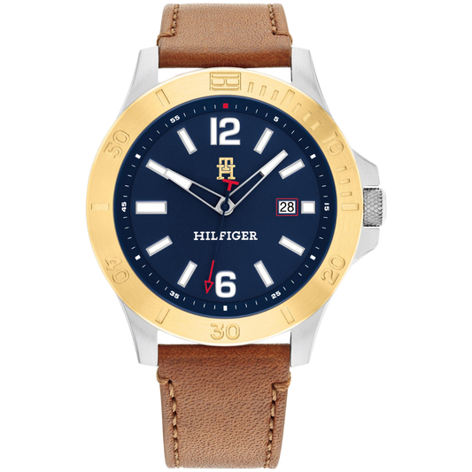 Reloj Análogo Plateado Casual de Hombre