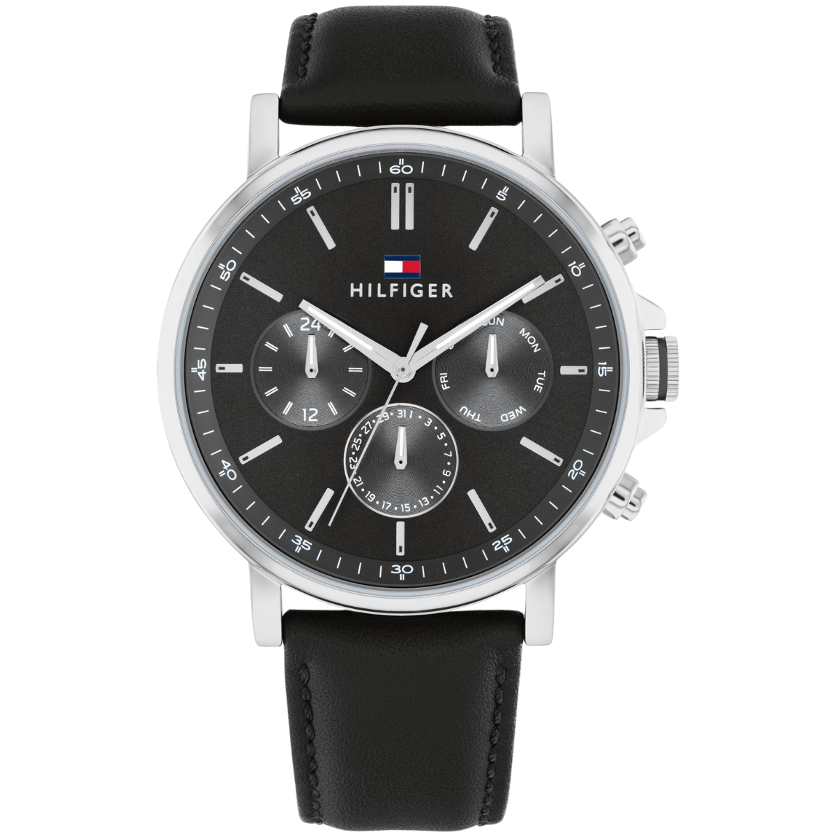 Reloj Análogo Plateado Casual de Hombre