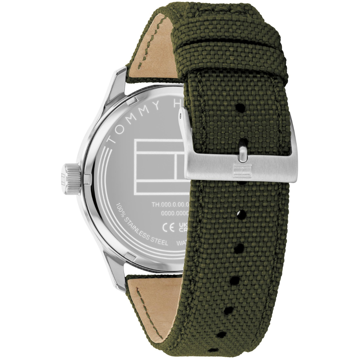 Reloj Análogo Plateado Casual de Hombre