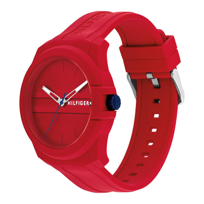 Reloj Análogo Rojo Casual de Hombre