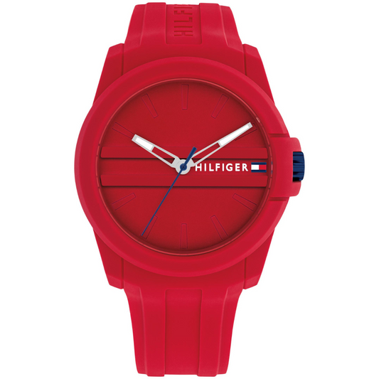 Reloj Análogo Rojo Casual de Hombre