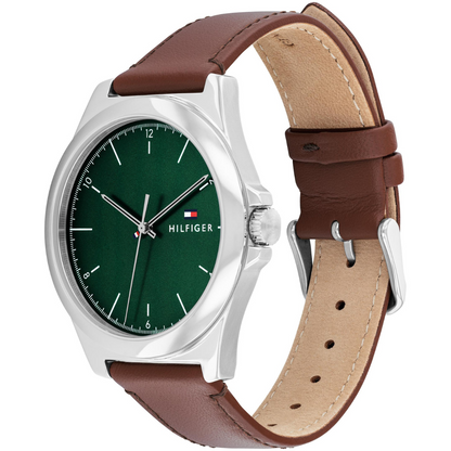 Reloj Análogo Plateado Casual de Hombre