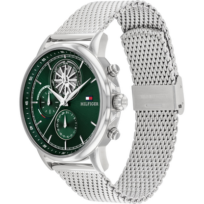 Reloj Análogo Plateado Casual de Hombre