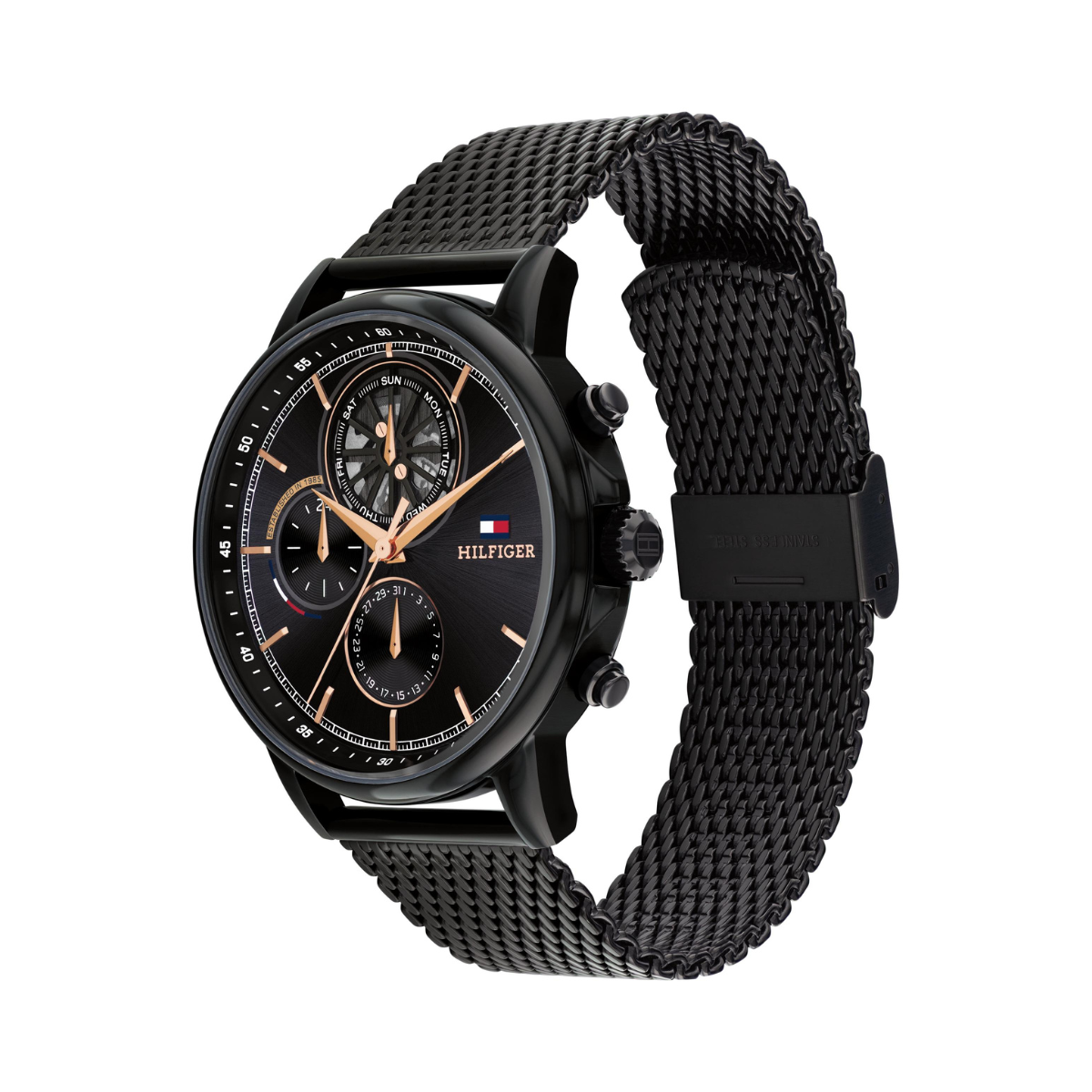 Reloj Análogo Negro Ejecutivo de Hombre