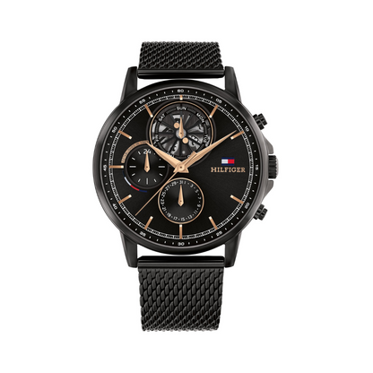 Reloj Análogo Negro Ejecutivo de Hombre