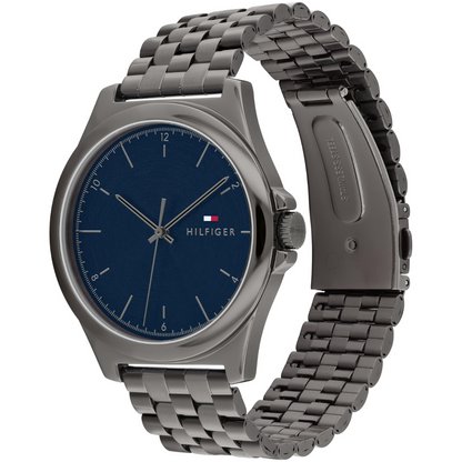 Reloj Análogo Plateado Casual de Hombre