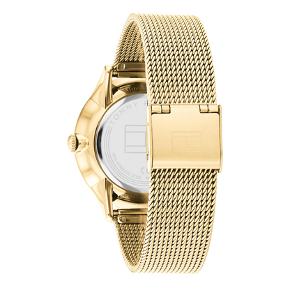 Reloj Análogo Dorado Casual de Mujer