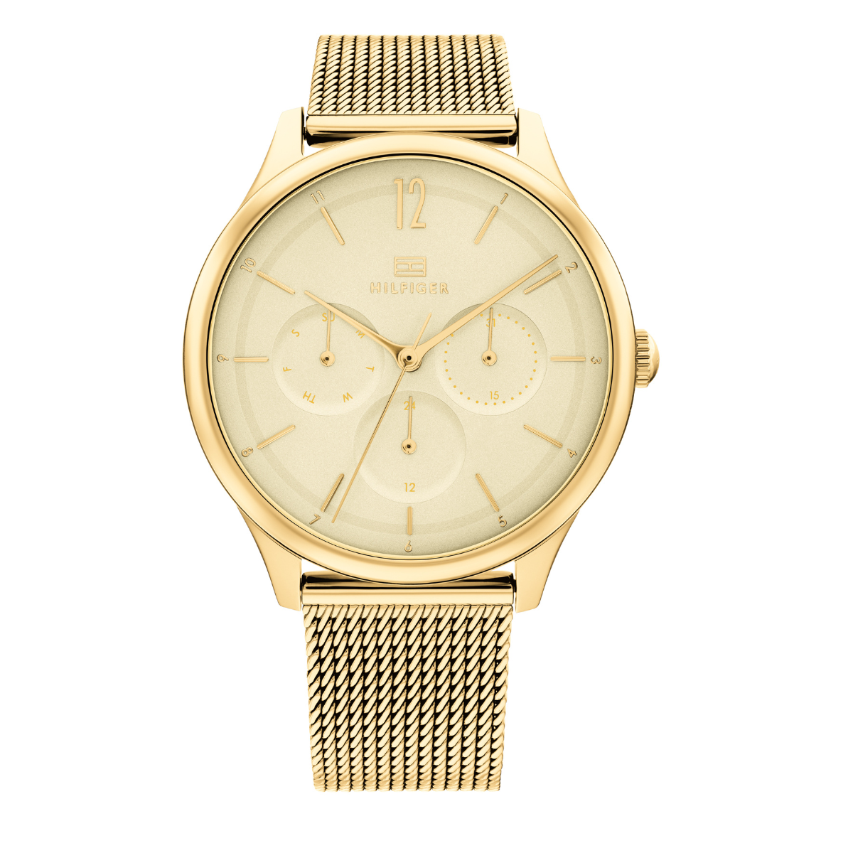 Reloj Análogo Dorado Casual de Mujer