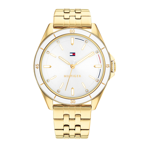 Reloj Análogo Dorado Casual de Mujer