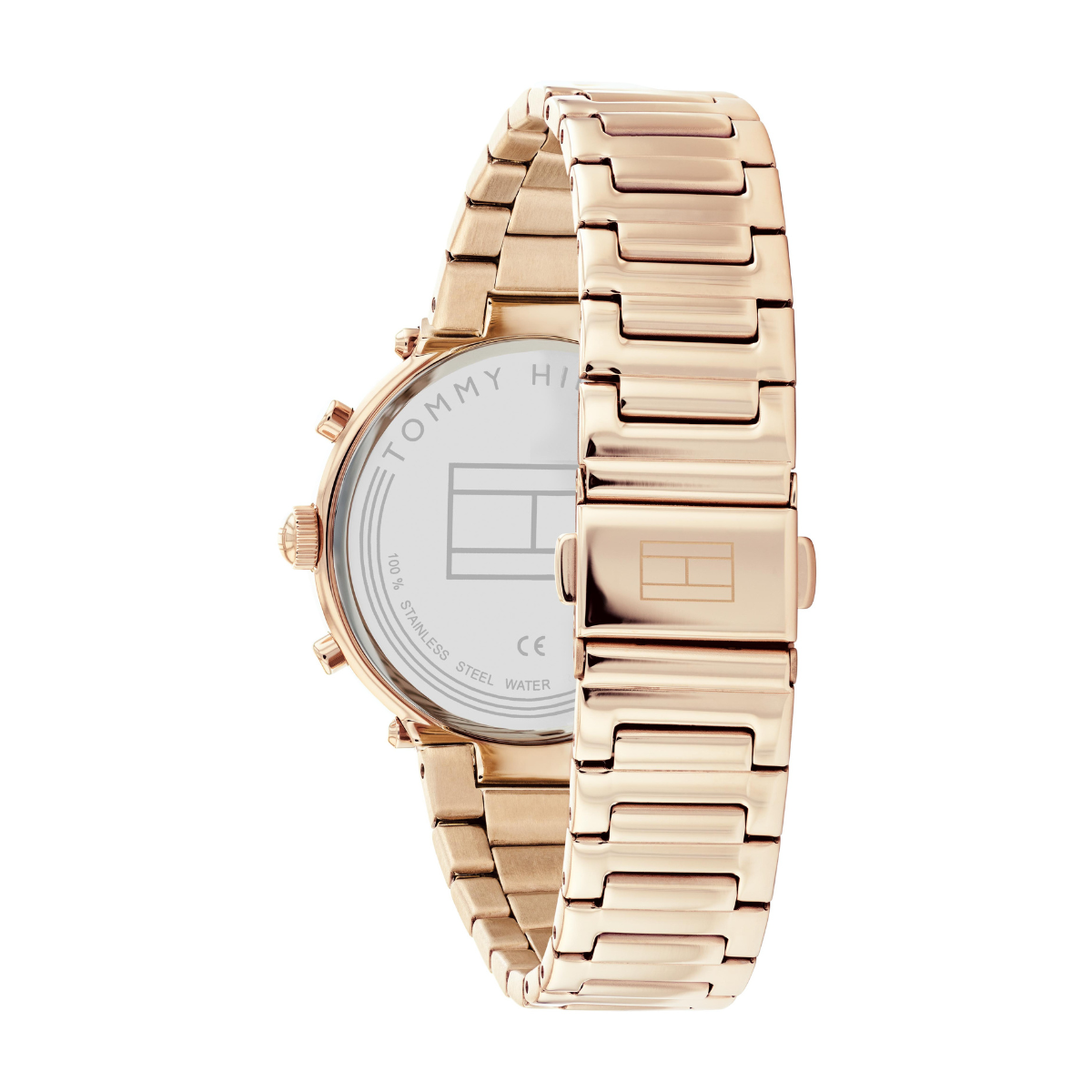 Reloj Análogo Dorado Casual de Mujer