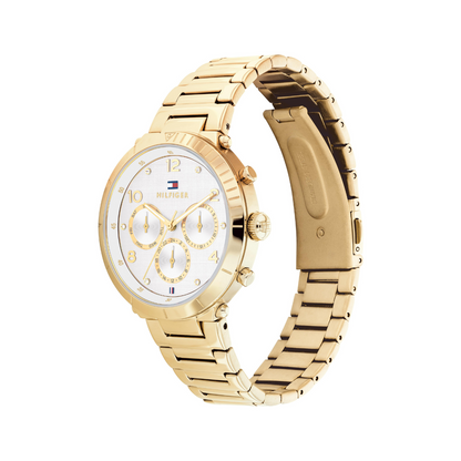 Reloj Análogo Dorado Casual de Mujer