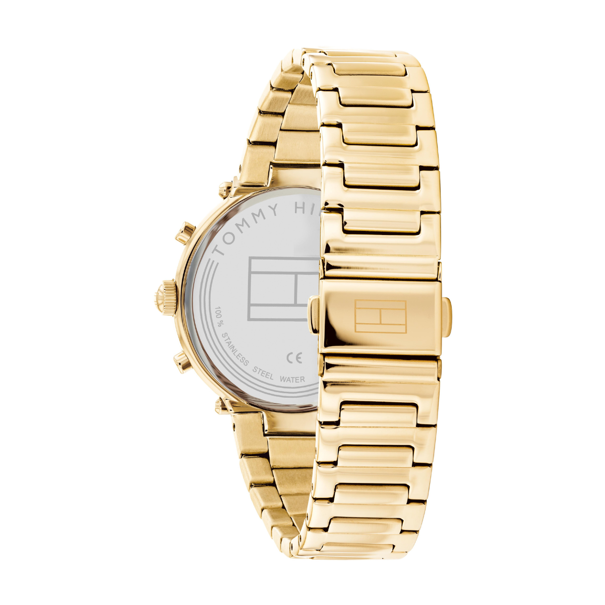 Reloj Análogo Dorado Casual de Mujer