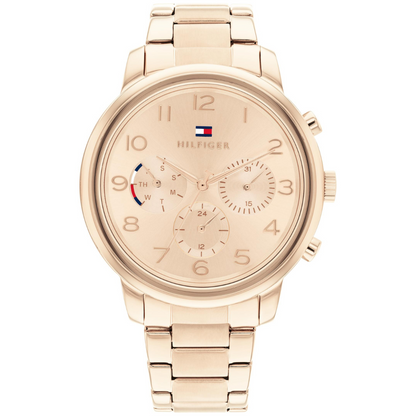 Reloj Análogo Dorado Casual de Mujer