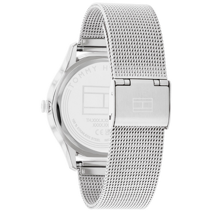 Reloj Análogo Plateado Casual de Mujer