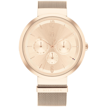 Reloj Análogo Dorado Casual de Mujer