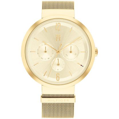 Reloj Análogo Dorado Casual de Mujer