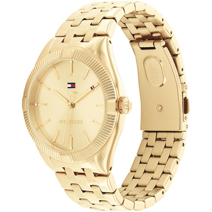 Reloj Análogo Dorado Casual de Mujer