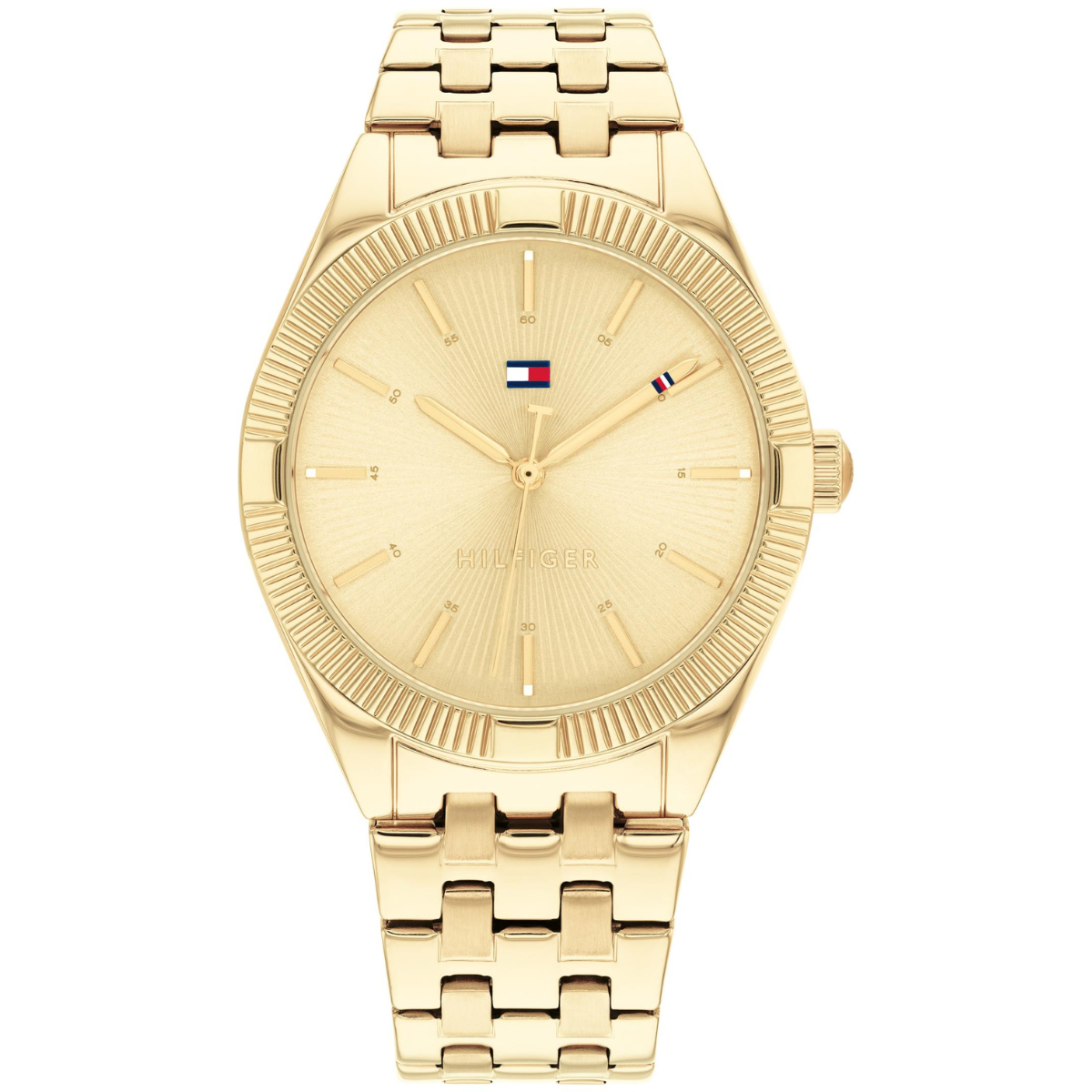 Reloj Análogo Dorado Casual de Mujer