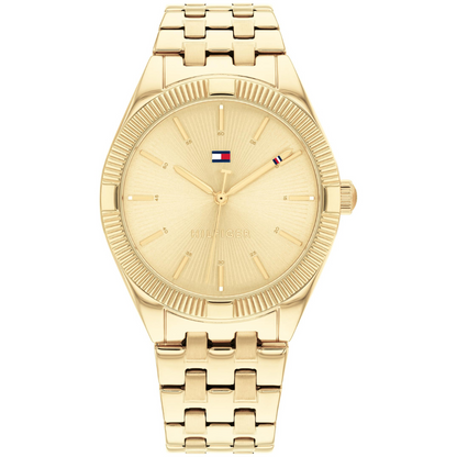 Reloj Análogo Dorado Casual de Mujer