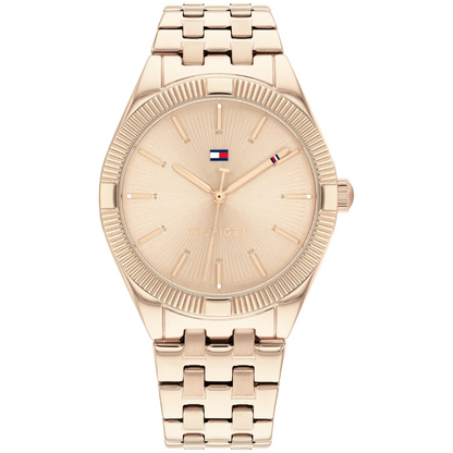 Reloj Análogo Dorado Casual de Mujer